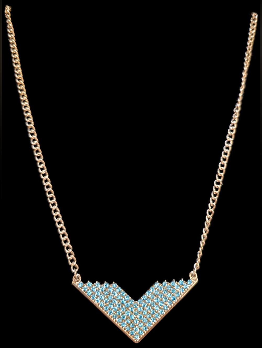 Chevron Pendant Necklace